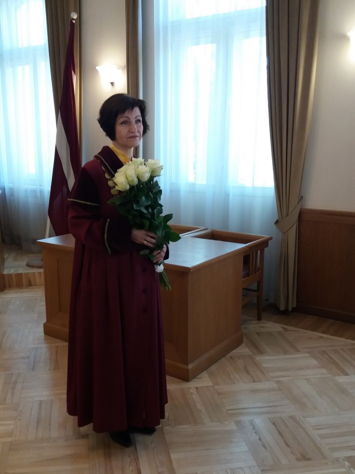 Vice-president of the Constitutional Court S.Osipova. Photo: K.Strazda