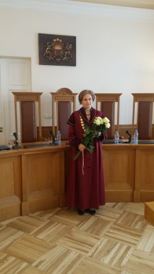 The President of the Constitutional Court Ineta Ziemele
