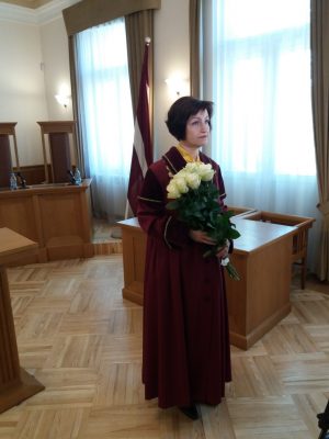 The Vice-President of the Constitutional Court Sanita Osipova