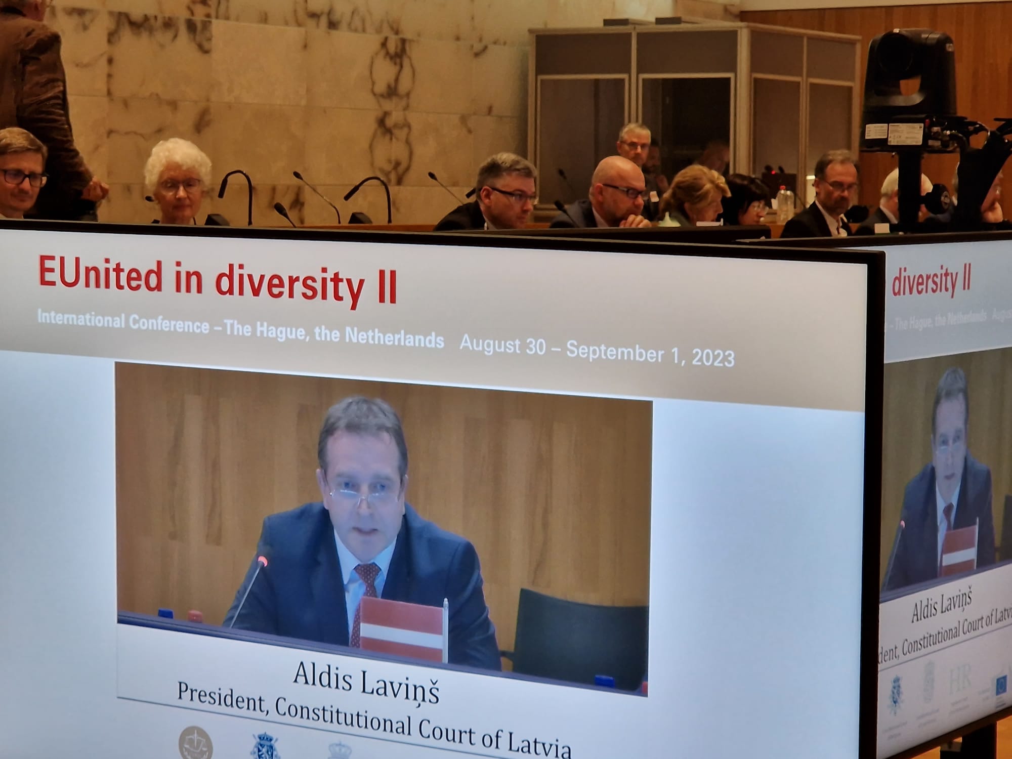 Aldis Laviņš starptautiskā konferencē “ESavienoti daudzveidībā II: tiesiskums un konstitucionālā daudzveidība".